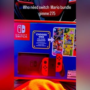 Mario Nintendo switch bundle brand new